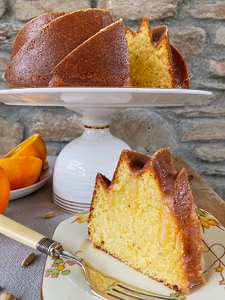 Orange Cardamon Bundt Cake
