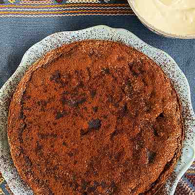 Chocolate Orange Amaretti Cake