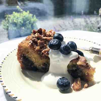 Blueberry Crumble Cake
