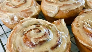 Cinnamon rolls with cream cheese  frosting