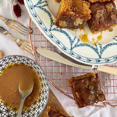 Salted Caramel & Stem Ginger Cake