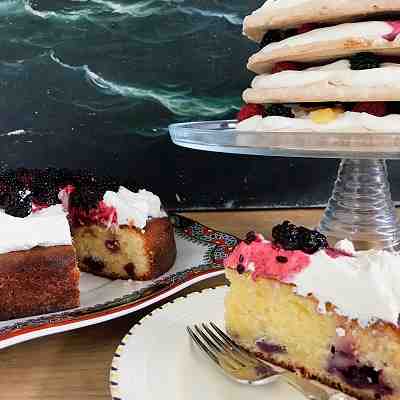 Blackberry Season - Two Cakes!
