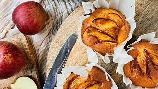 Apple & Custard Muffins