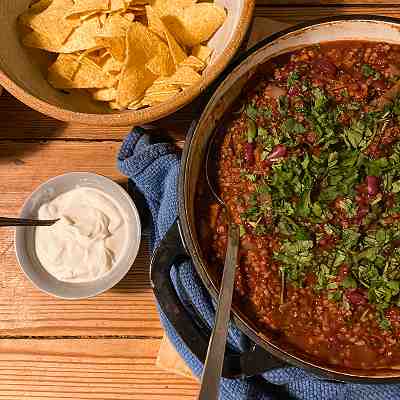 The BEST vegetarian chilli