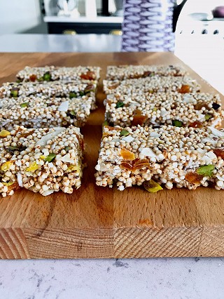 Puffed Protein Energy Bars