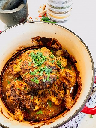 Whole Chicken Baked in Spice Crust